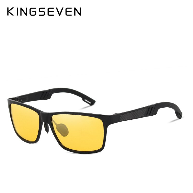 Aluminum Polarized Night vision Sunglasses Men