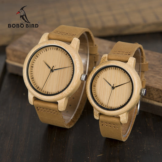 Watches Women Relogio Feminino Bamboo