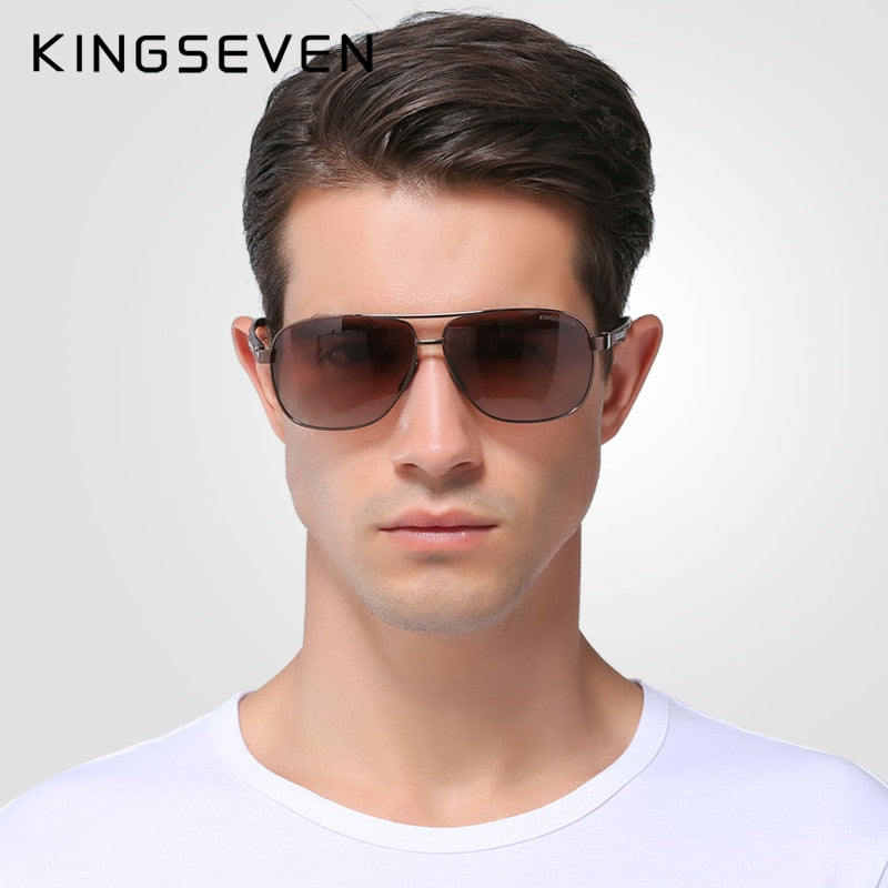 Brand Men Aluminum Sunglasses HD Polarized UV400