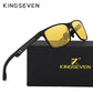Aluminum Polarized Night vision Sunglasses Men