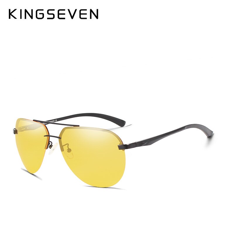 Aluminum Pilot Polarized Sunglasses Men Vintage