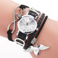 Watches For Women Luxury Silver Heart Pendant