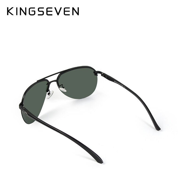 Aluminum Pilot Polarized Sunglasses Men Vintage