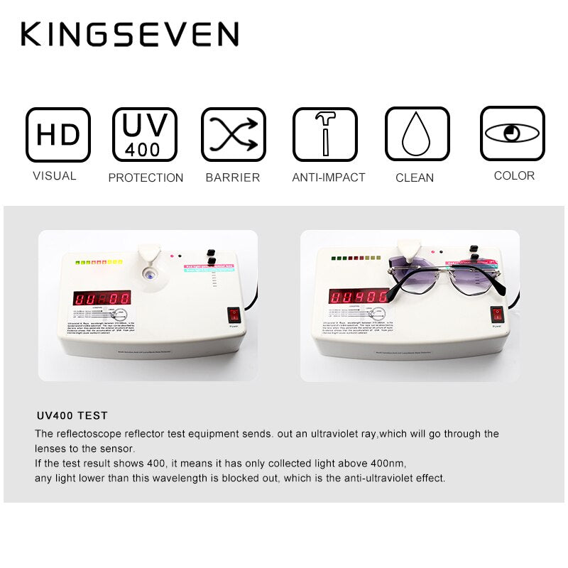 Design Vintage Rimless Cat Sunglasses Women Men Retro