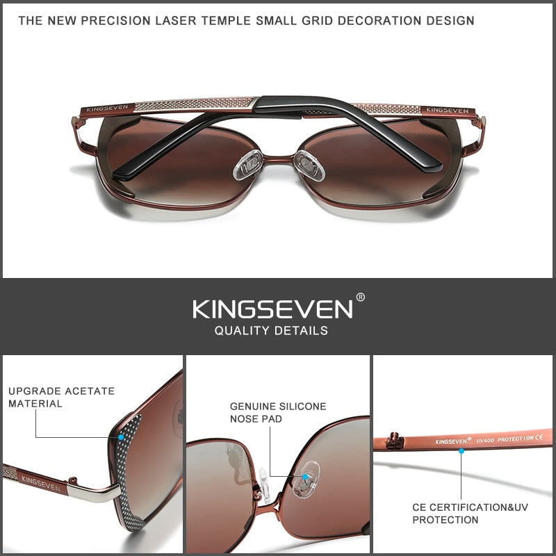 Design Polarized Gradient Lens Sunglasses For Women Butterfly