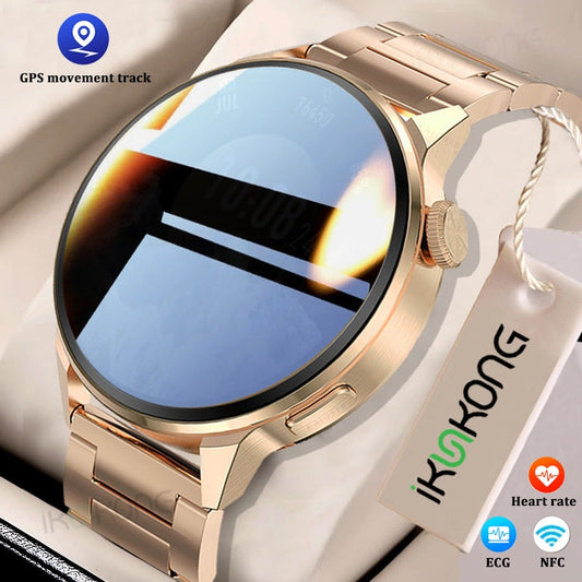2022 New heart rate ECG smart watch mens