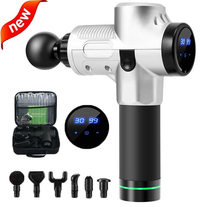 Massage Gun Electric Deep Muscle massager Pain Relief Body Fascial