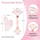 2/1pcs Gua Sha Massager for Face Rose Quartz Jade Roller Beauty