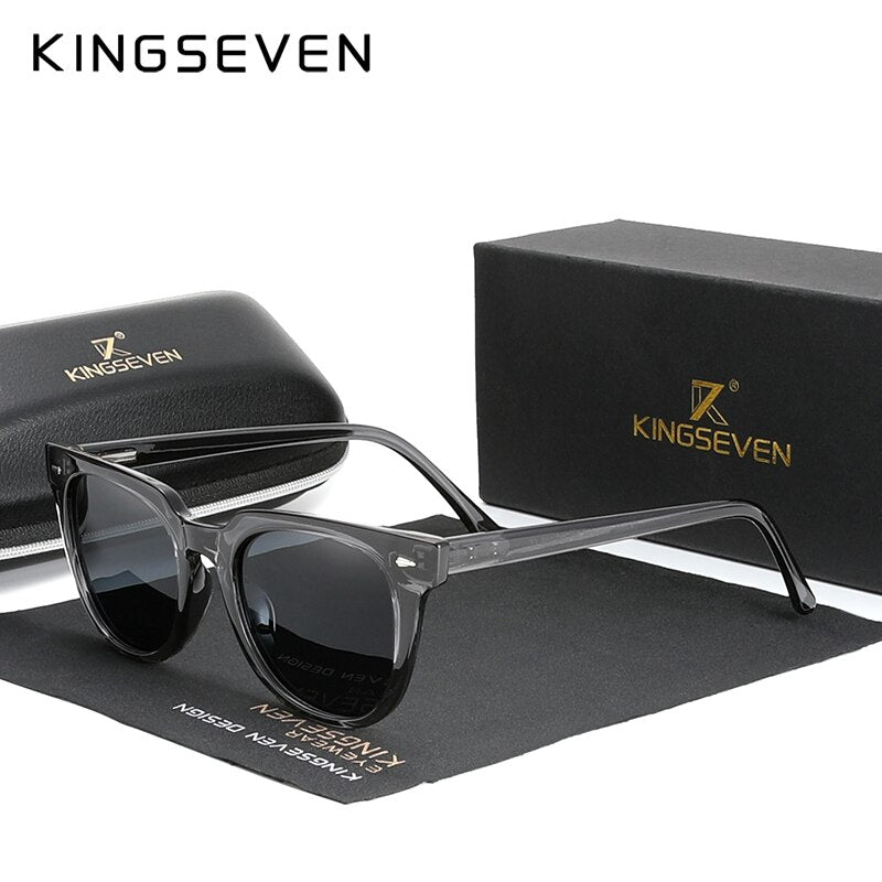 Polarized Square Sunglasses Men Women Zebra