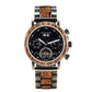 Couple Automatic Watches Wooden Stainless