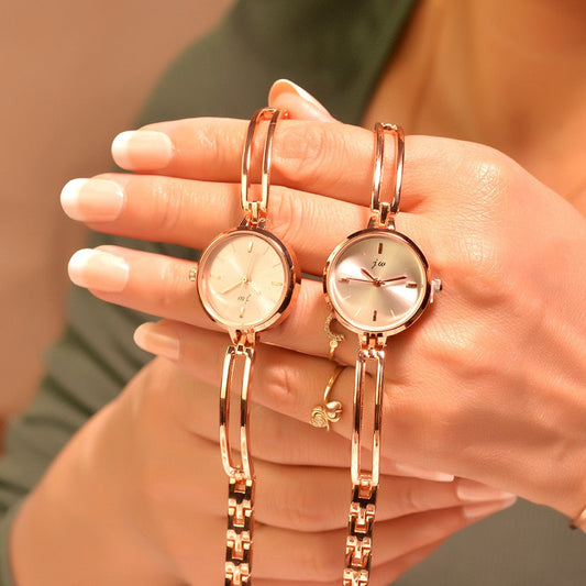 Women Bracelet Watches Luxury Fashion Rose Gold