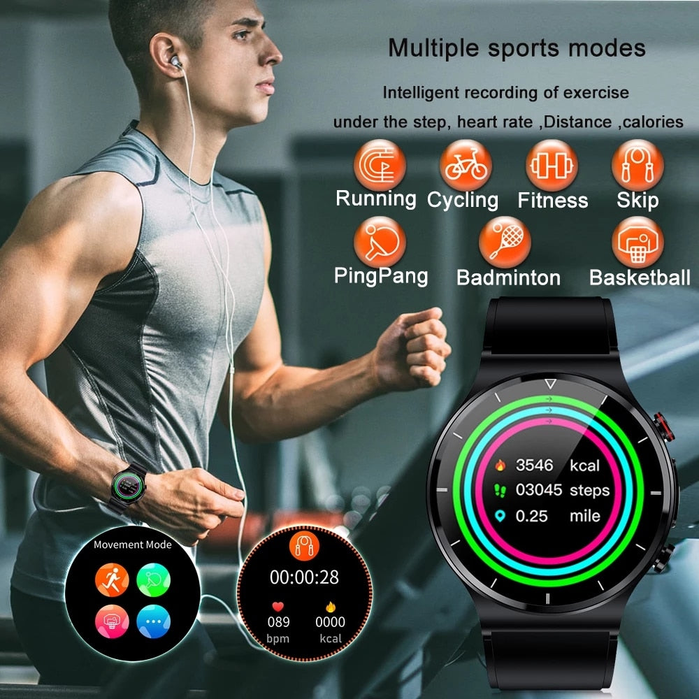 2022 New Smart Watch Men Blood Pressure Heart Rate