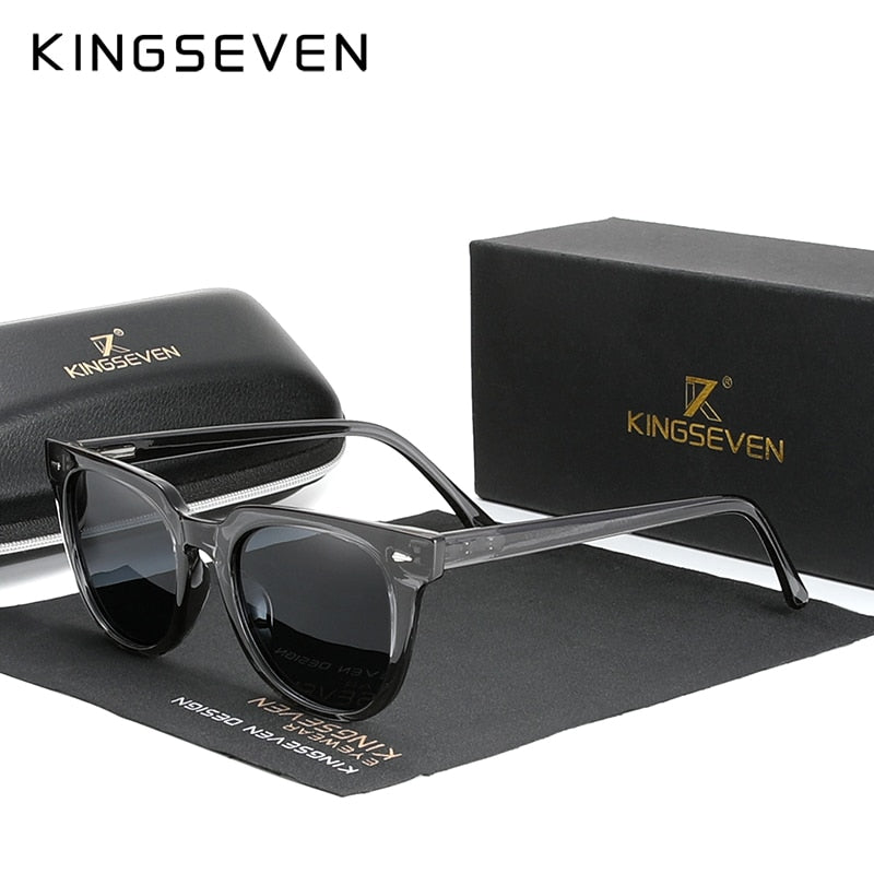 Polarized Square Sunglasses Men Women Zebra