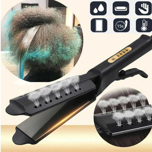 Four-Gear Adjustable Temperature Ceramic Steam Hair Curler