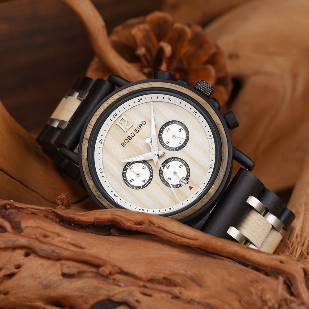 Wooden Watch Men Top Brand Luxury Stylish