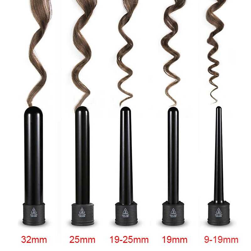 5P Curling Iron Hair Curler 9-32MM Professional Curl Irons Ceramic Styling Tools