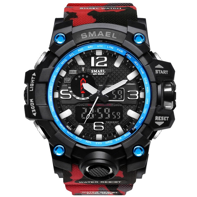 SMAEL Brand Fashion Men Sports Watches Men Analog Quartz Clock