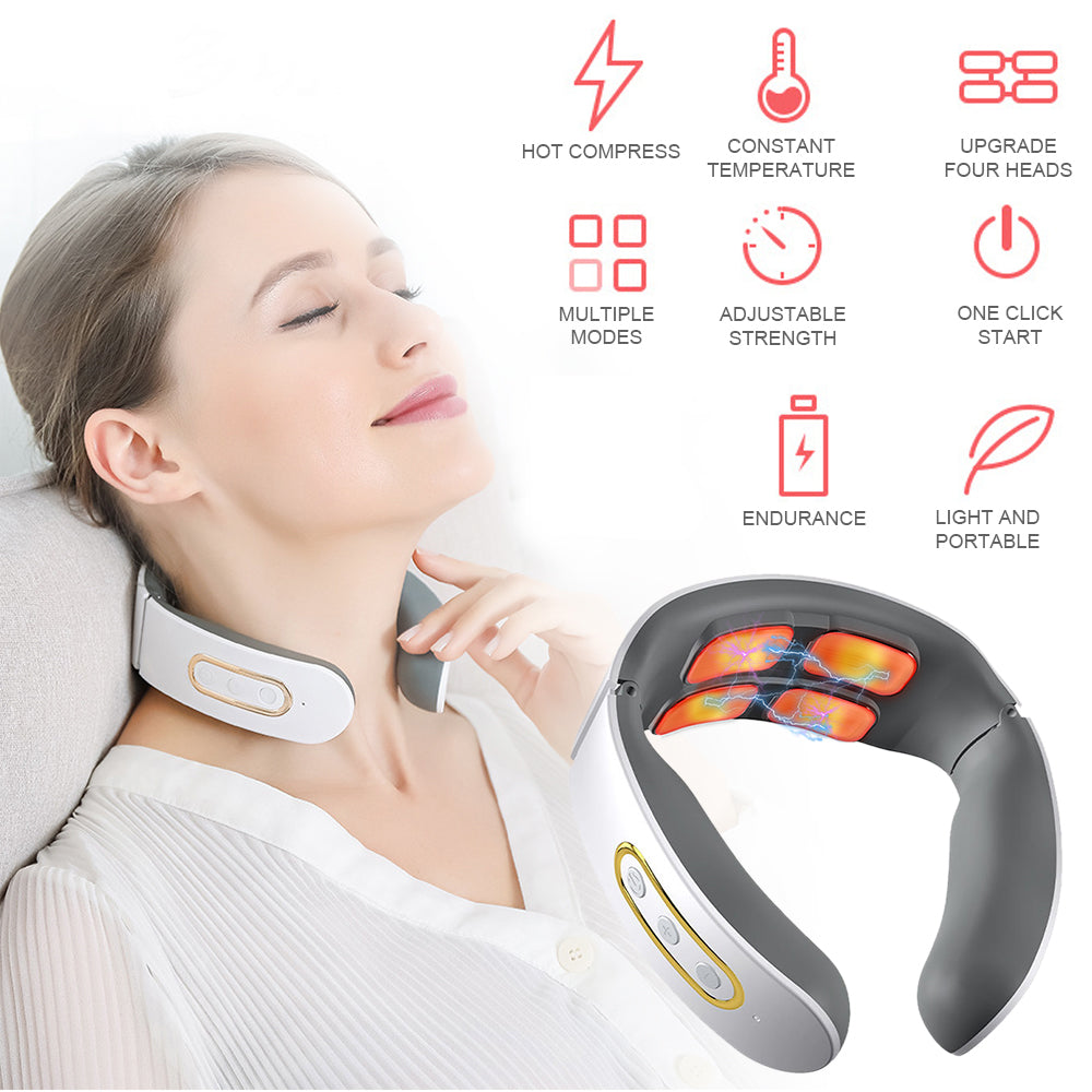 Care Neck Relaxation Tool Neck Care Massager Facial Lifting Face - TEXVIN