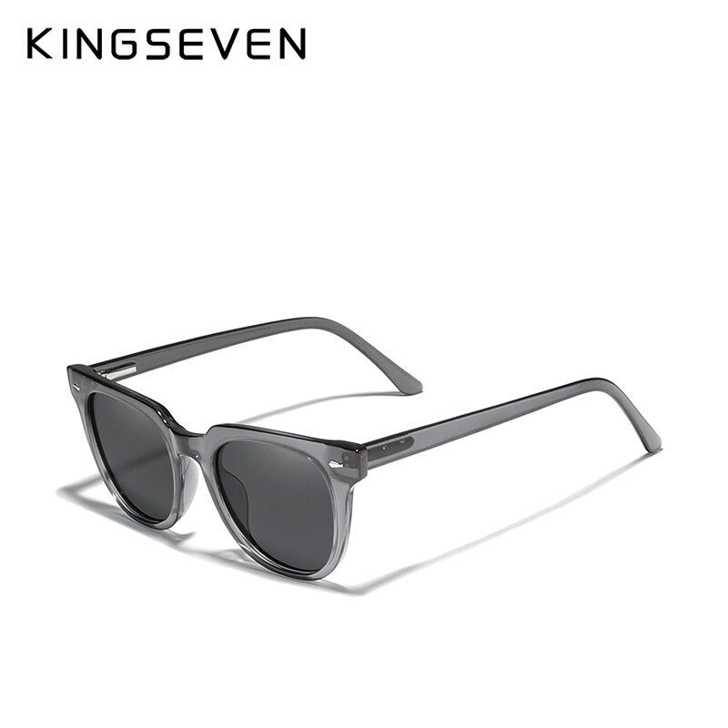 Polarized Square Sunglasses Men Women Zebra