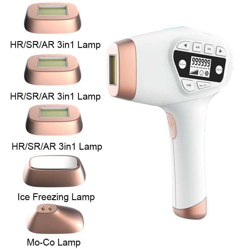 999999 Flashes IPL Laser Hair Removal Machine 5in1 Electirc