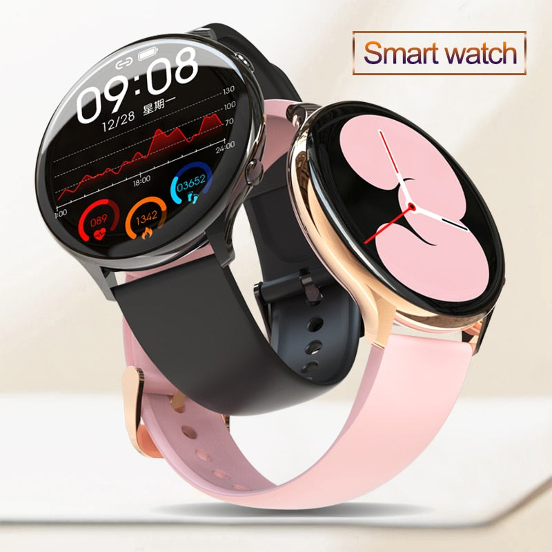 Smart watch women heart rate blood pressure lady sports.
