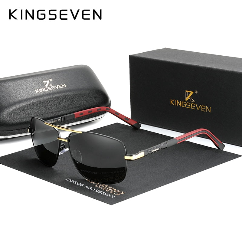 Aluminum Brand Pilot Polarized Sunglasses Men