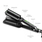 Deep Wave 32MM Hair Curling Irons Three-tube Curler Pro Hair Curling Iron For Salon &amp; Home Ceramic Curling Wand Curl Bar