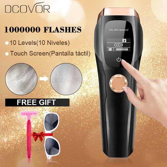 New Tech Painless Touch Screen10 Levels Photoepilator Hair Removal Laser