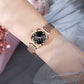 Japan Quartz Movement High Quality LANGLISHI Women Stainless Steel Mesh