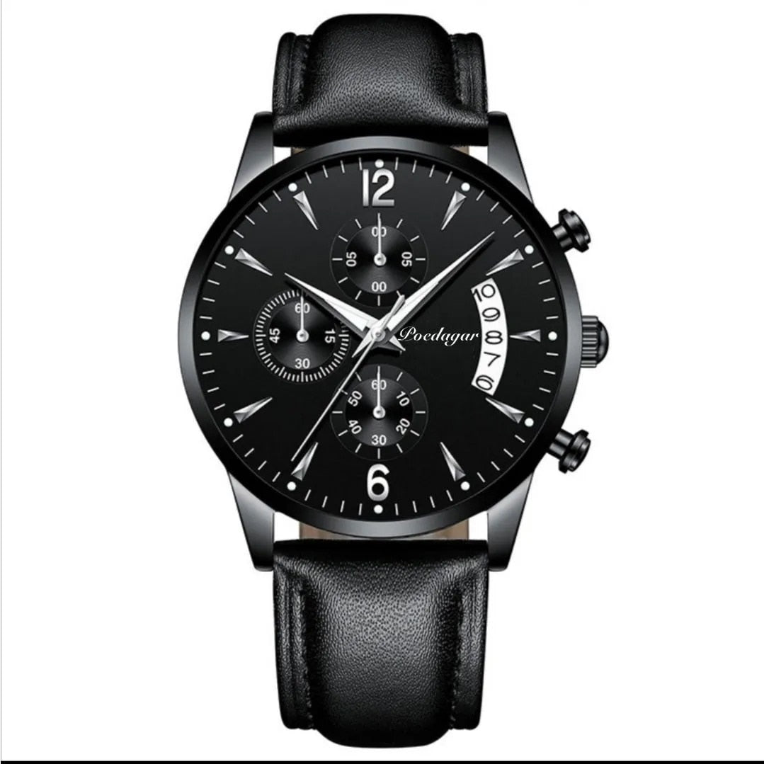 New fashion men watches waterproof luminous quartz