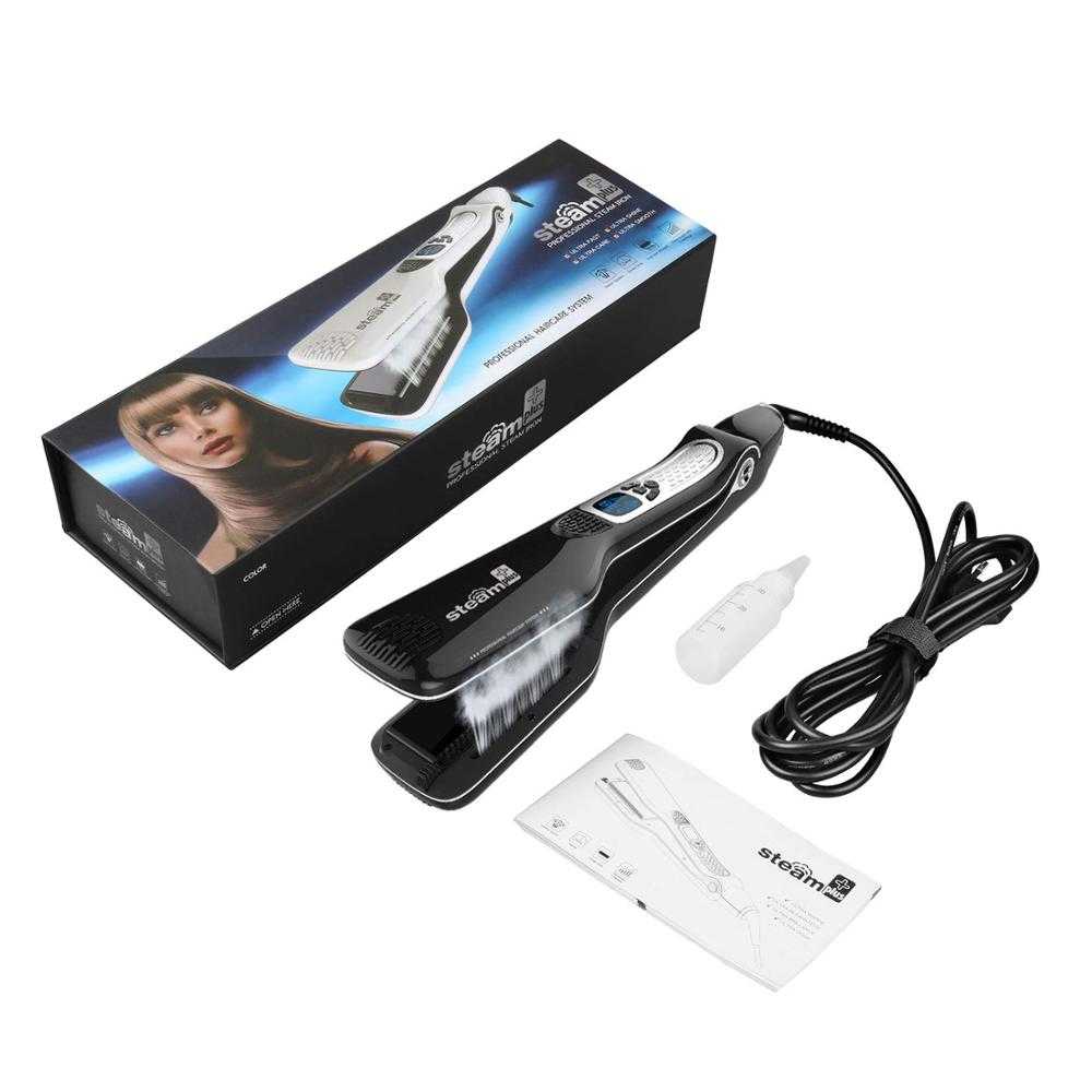 Hair Curlers For Women Hair Straightener Steam Titanium Ceramic Flat Iron Professional Electric Comb Hair Curling Iron Styler