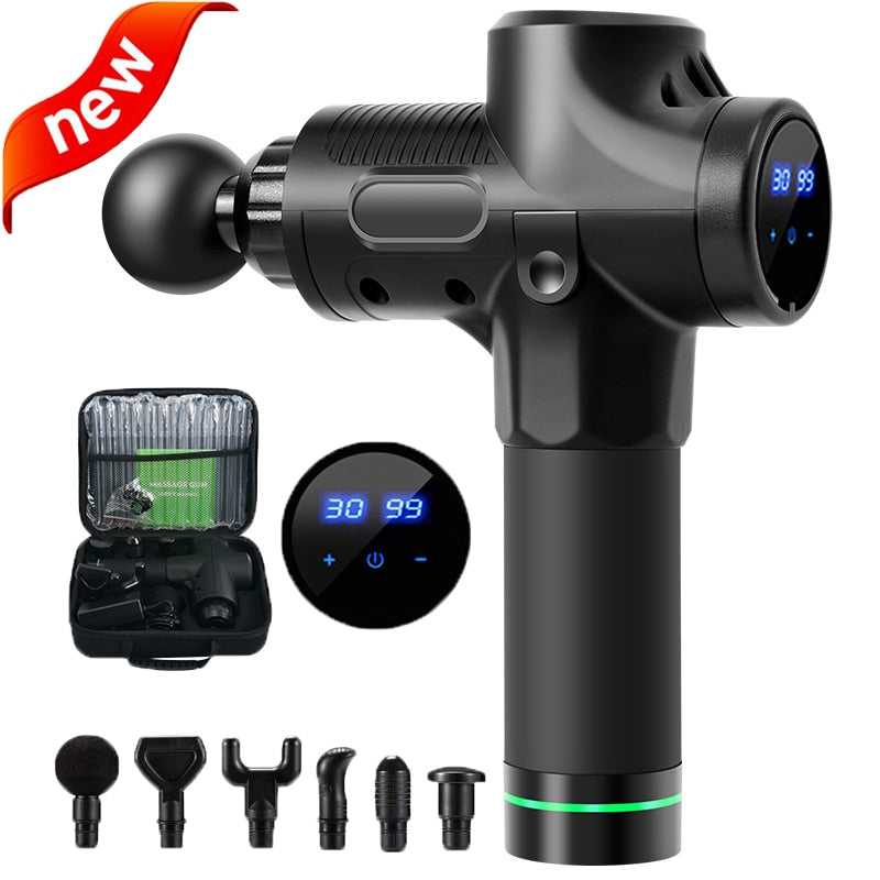 Massage Gun Electric Deep Muscle massager Pain Relief Body Fascial