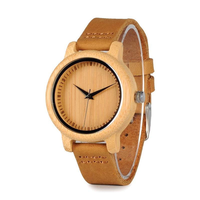 Watches Women Relogio Feminino Bamboo