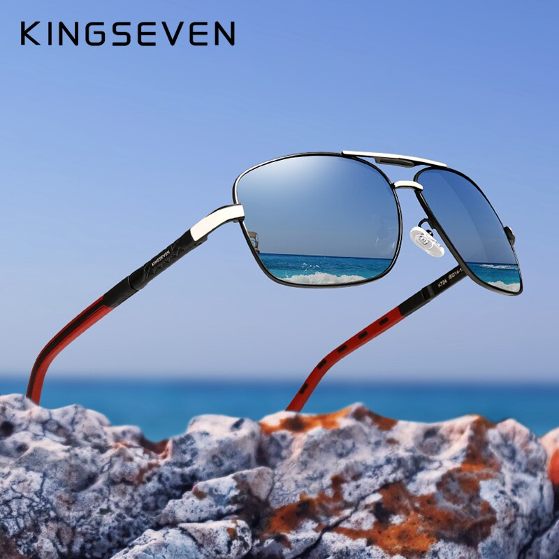 Aluminum Brand Pilot Polarized Sunglasses Men