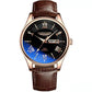Fashion Man Watch Leather Top Brand Luxury Watches Waterproof