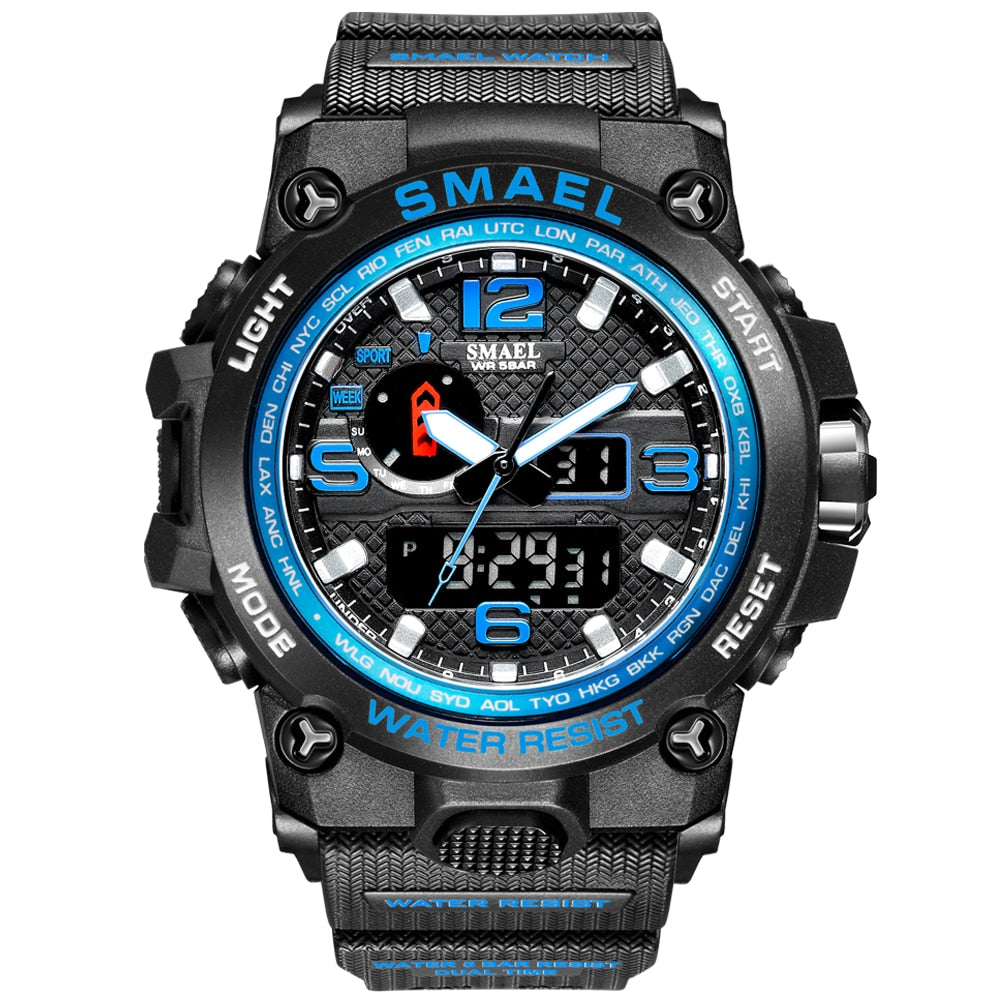 SMAEL Brand Fashion Men Sports Watches Men Analog Quartz Clock