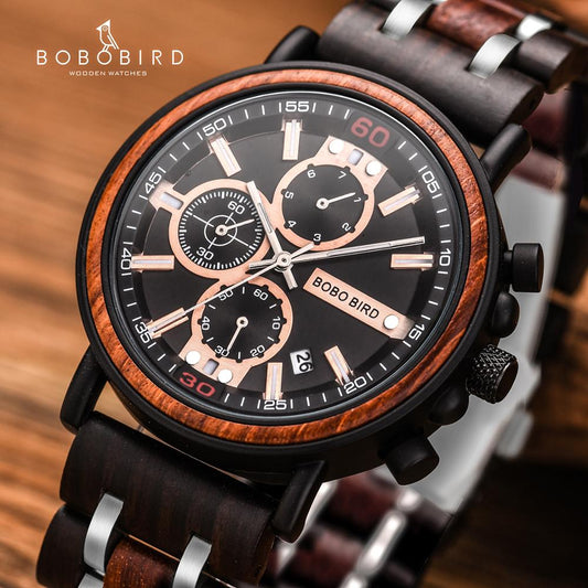 Wooden Watch Men Top Brand Luxury Stylish