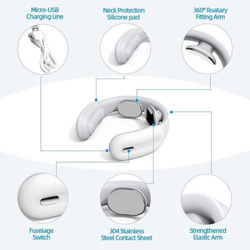 Electric Neck Massager  Pain Relief Tool Health Care Relaxation