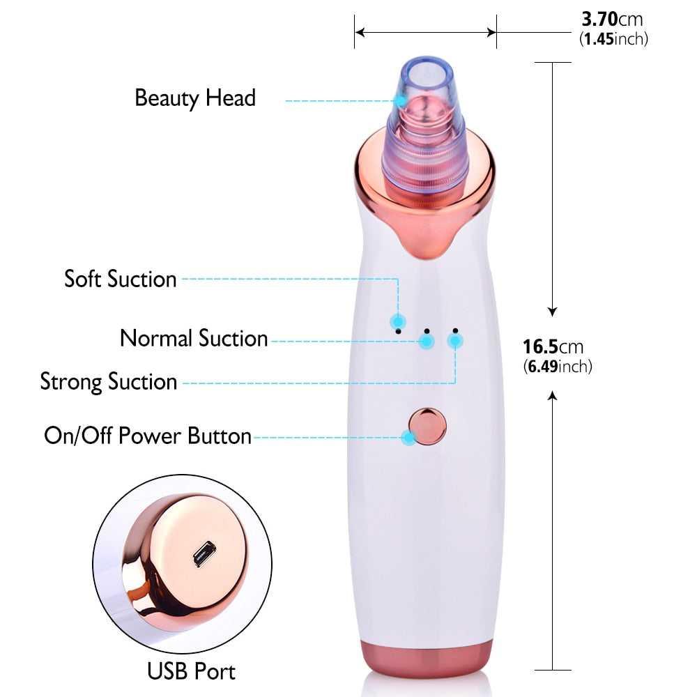 Vacuum Cleaner Blackhead Remover Black Dot Machine Skin Pore