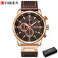 Fashion date quartz men watches top brand luxury male clock