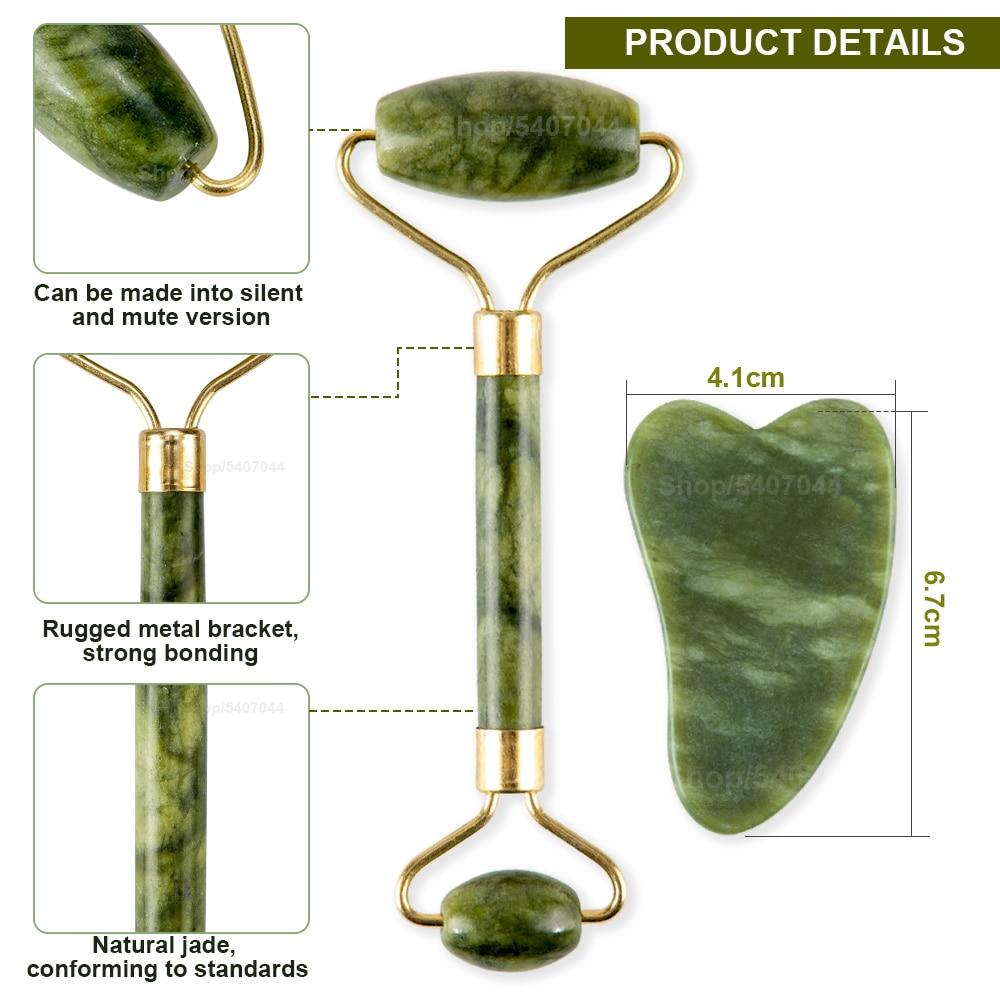 Use jade face roller, to maintain radiant look