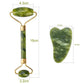 Use jade face roller, to maintain radiant look