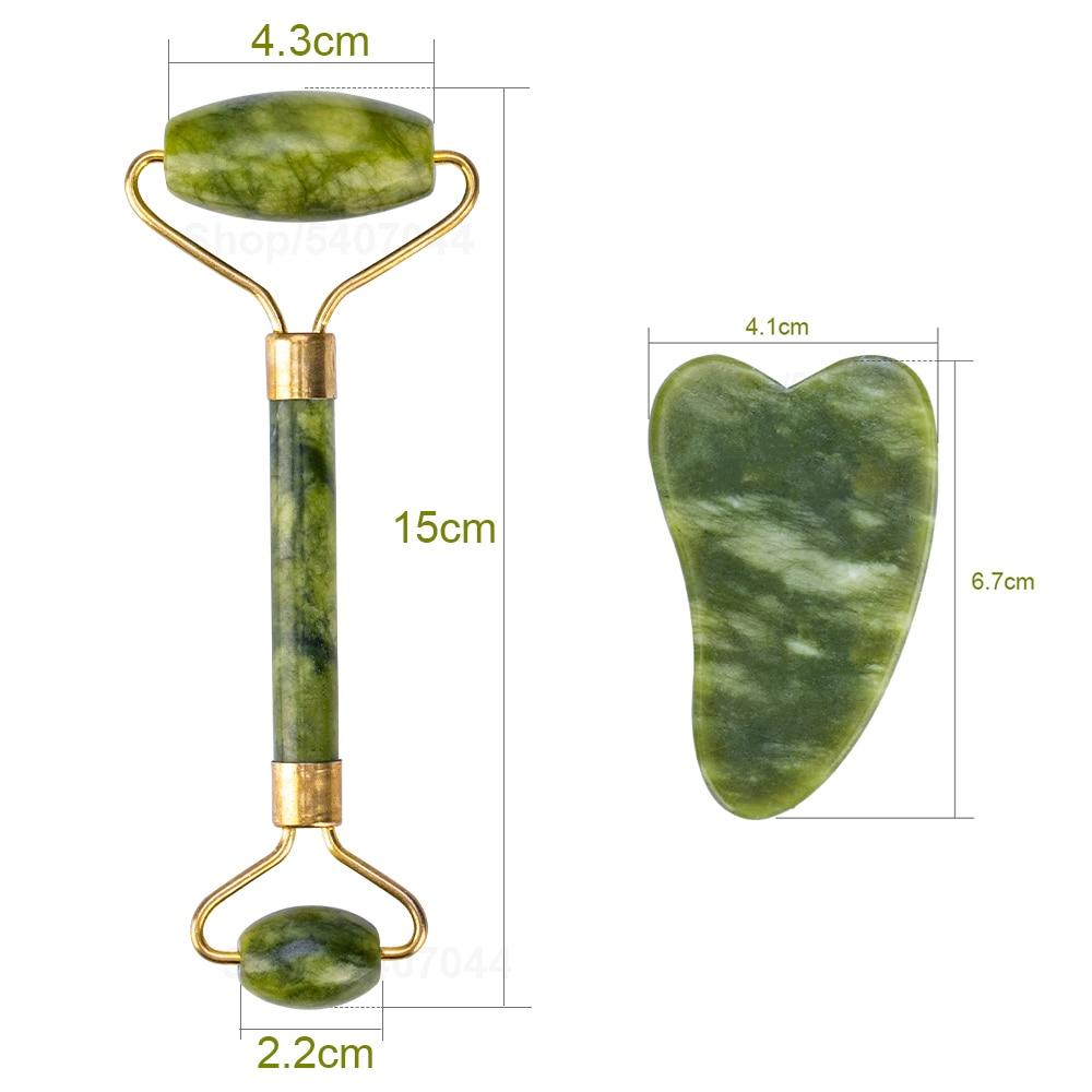 Use jade face roller, to maintain radiant look