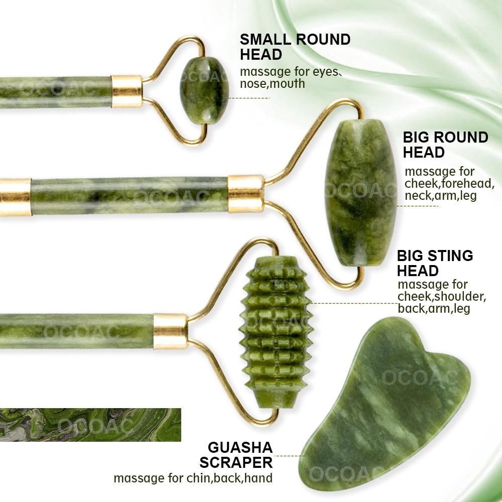 Use jade face roller, to maintain radiant look