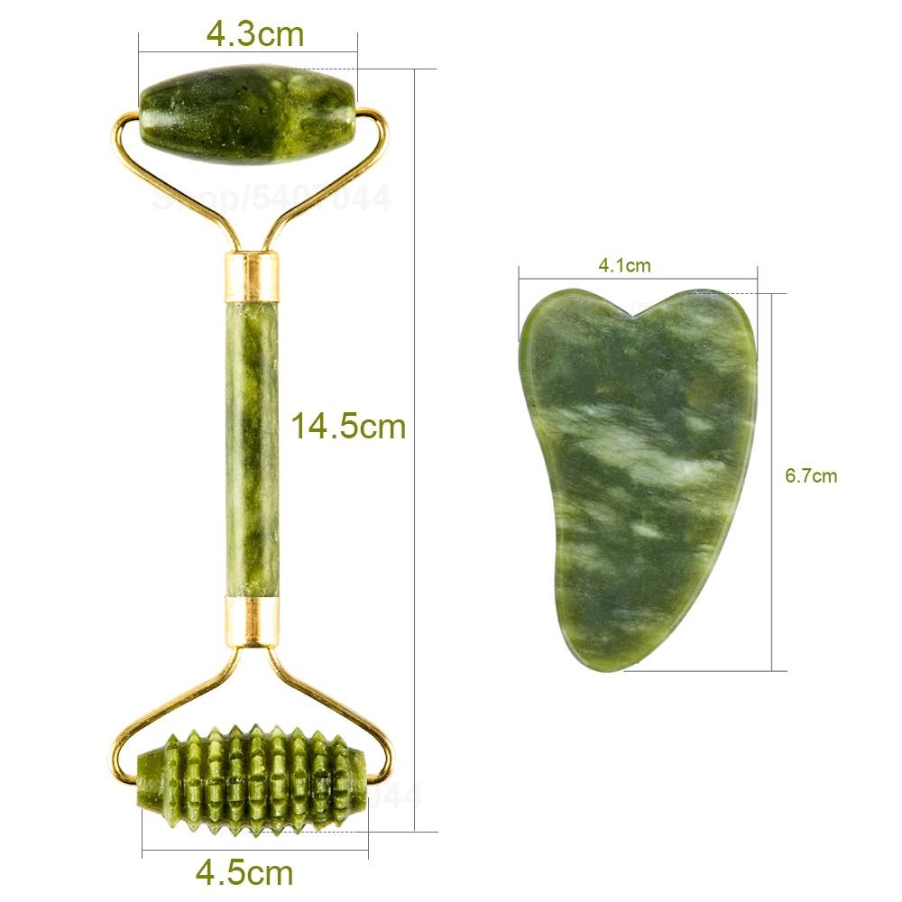 Use jade face roller, to maintain radiant look