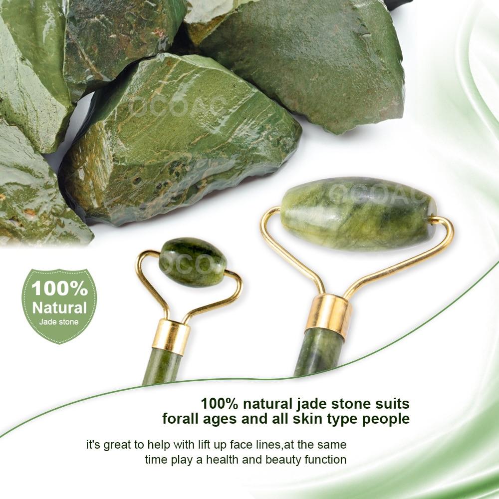 Use jade face roller, to maintain radiant look
