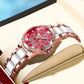 Women Watch Luxury Quartz Diamond Rose Gold