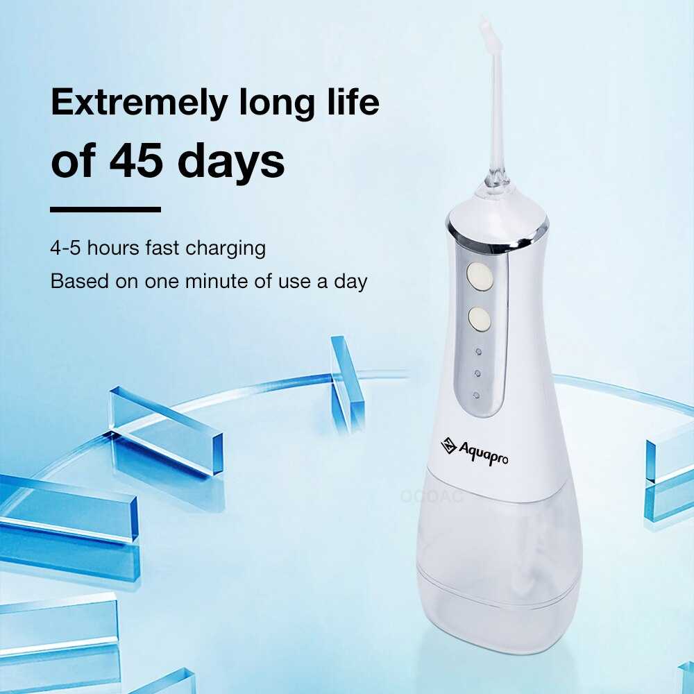 3 Modes Oral Irrigator Dental Water 5 Jets Thread 300ml For Teeth Stone