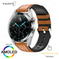 New AMOLED Screen Smart Watch Men Bluetooth Call 8G