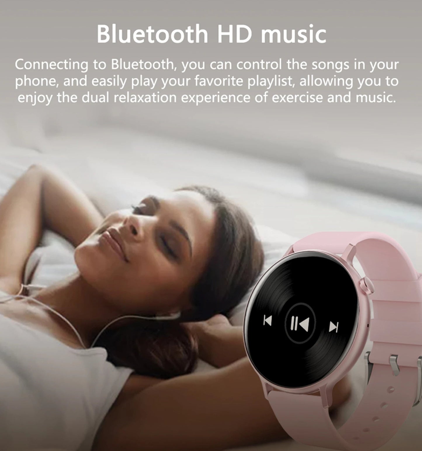 LIGE NEW Smart Watch Bluetooth Calls Smartwatch
